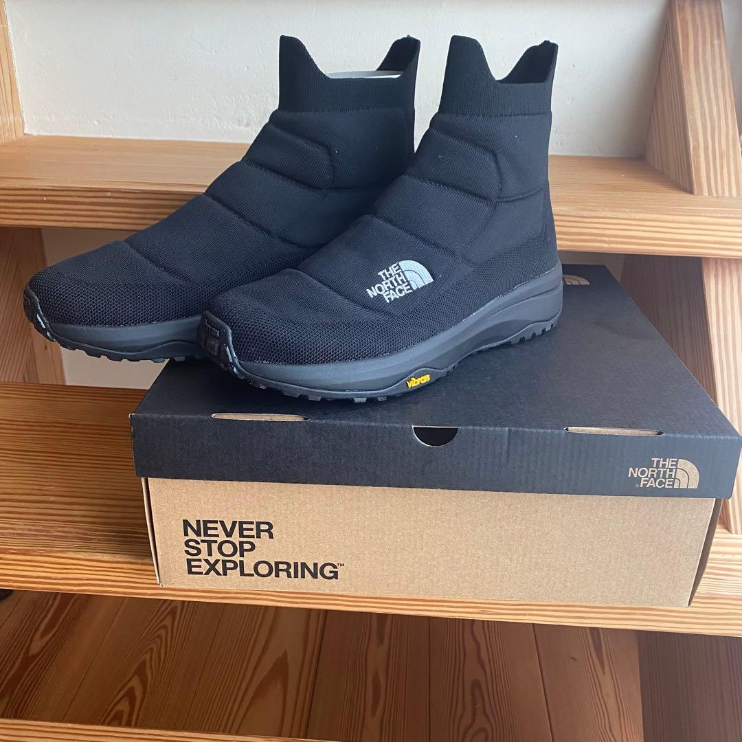 26cm ザノースフェイス　ブラック　シェルター ニット ミッド