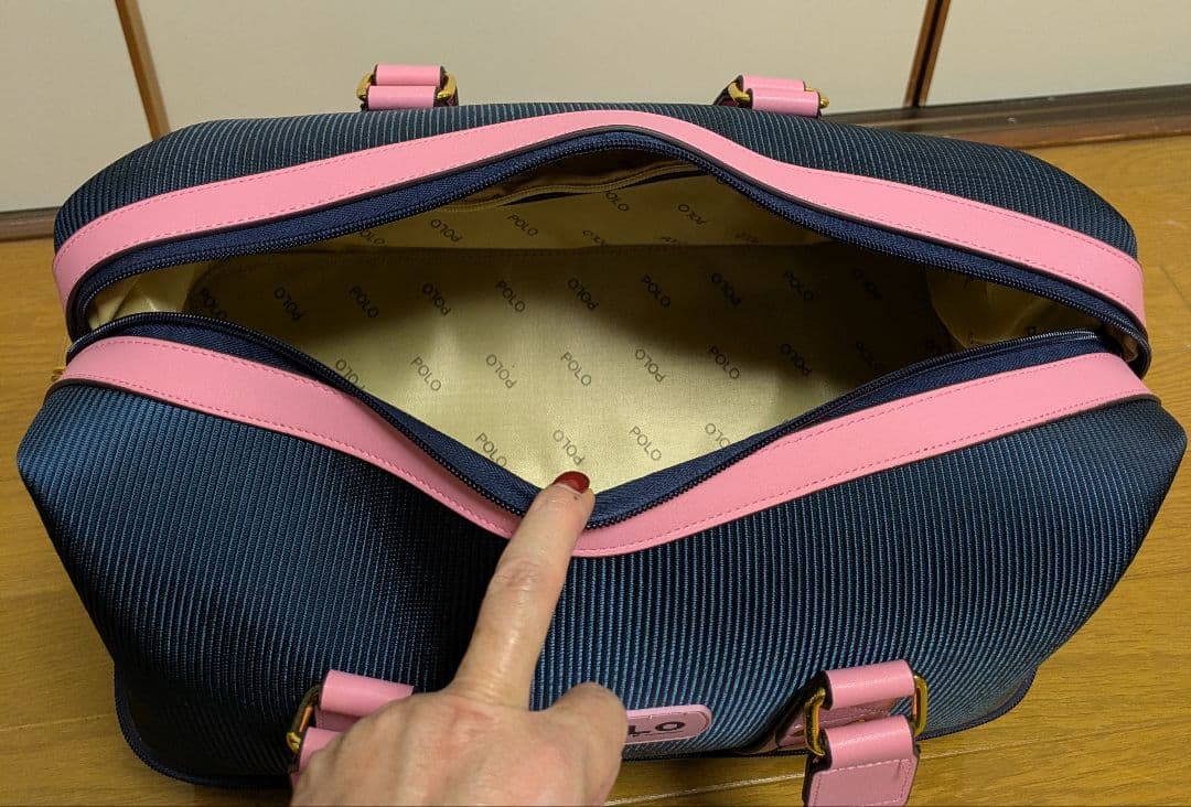 POLOゴルフ用ボストンバッグ