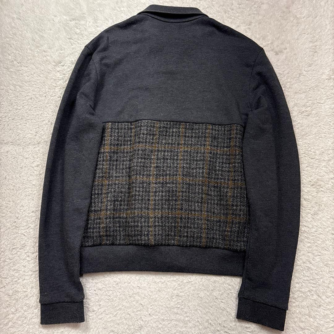 WOOYOUNGMI ウーヨンミ　ハリスツイード切替スウェットジャケット