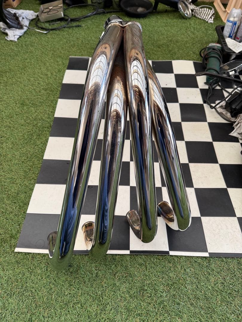 バンス&ハインズメガホンマフラー Z1 Z2 KZ1000mk2 Z系