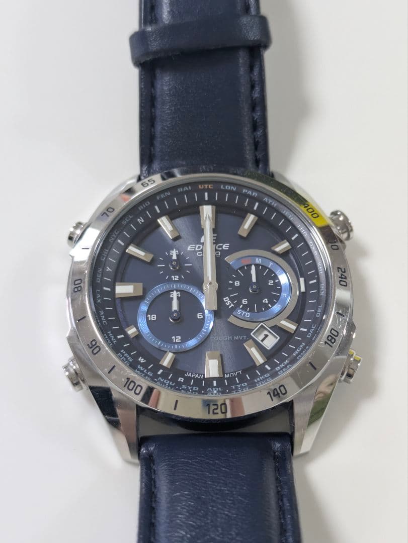 カシオ　EDIFICE ESN-1780 クロノグラフ　ソーラー電池　電波時計