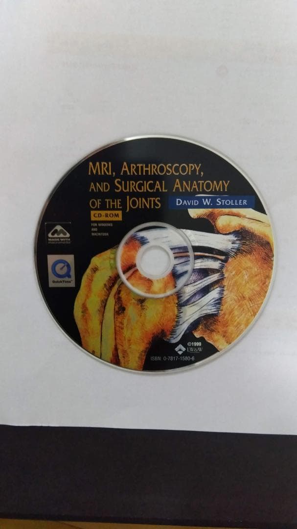 健康・医学 MRI ARTHROSCOPY and SURGICAL ANATOMY