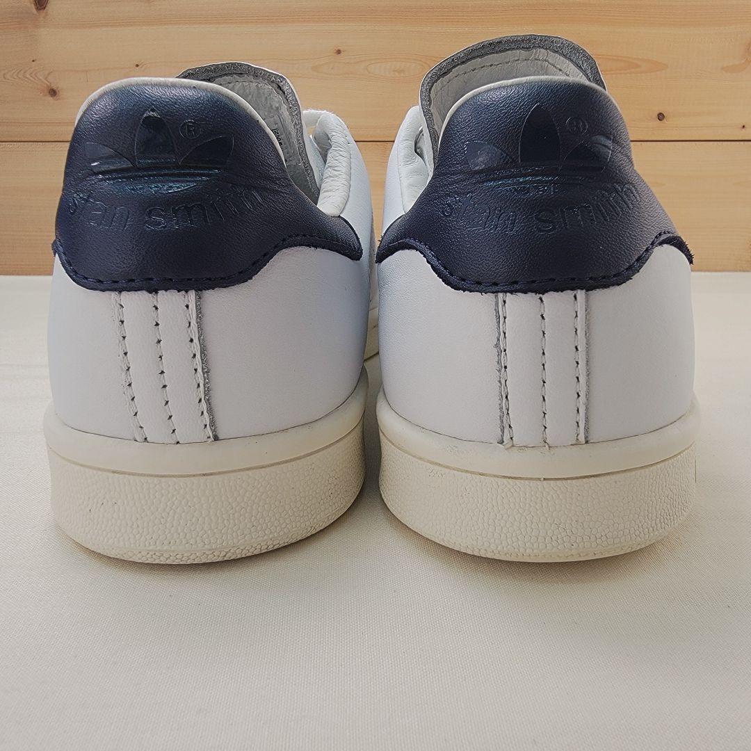 アディダス スタンスミス ホワイト/ネイビー 本革 24cm