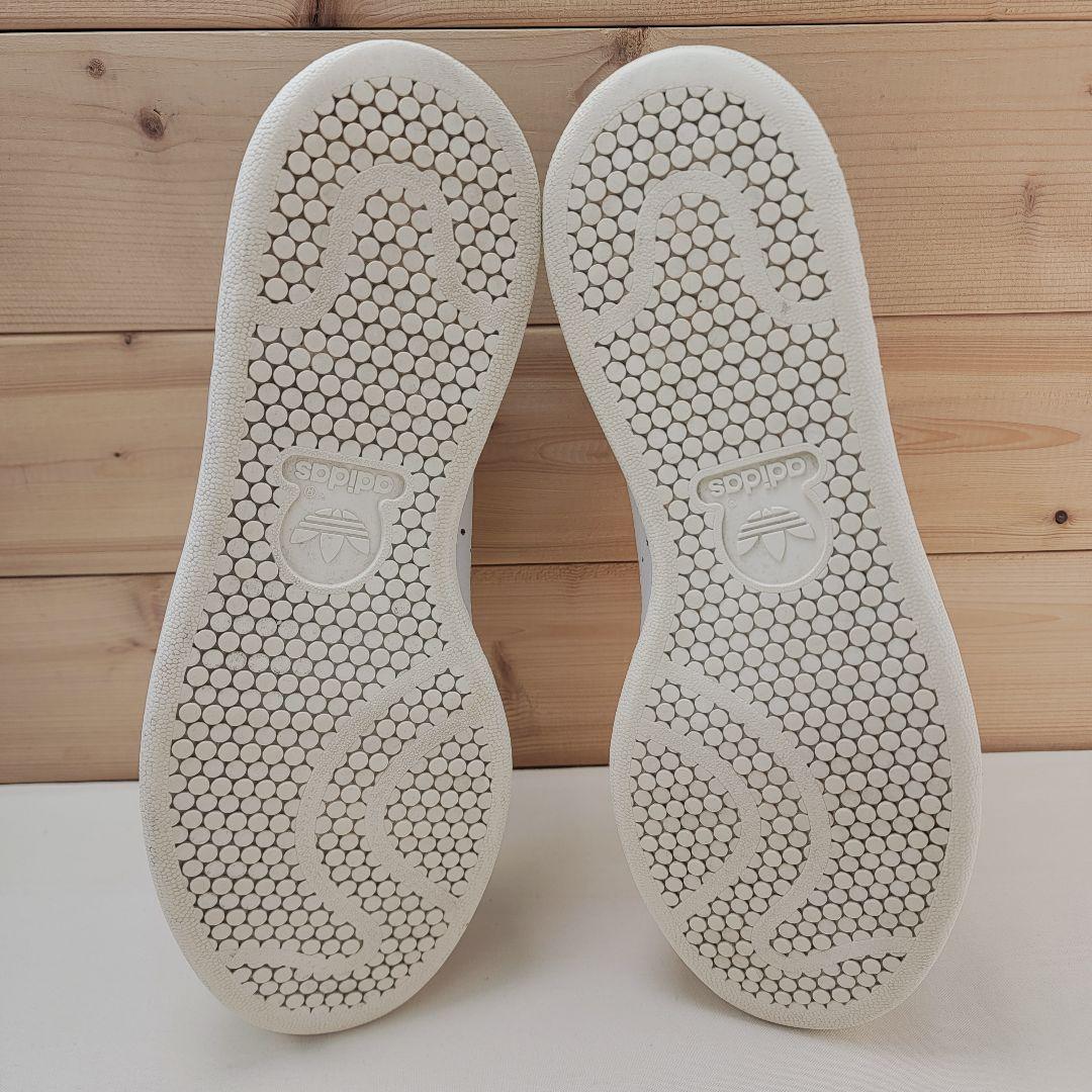 アディダス スタンスミス ホワイト/ネイビー 本革 24cm