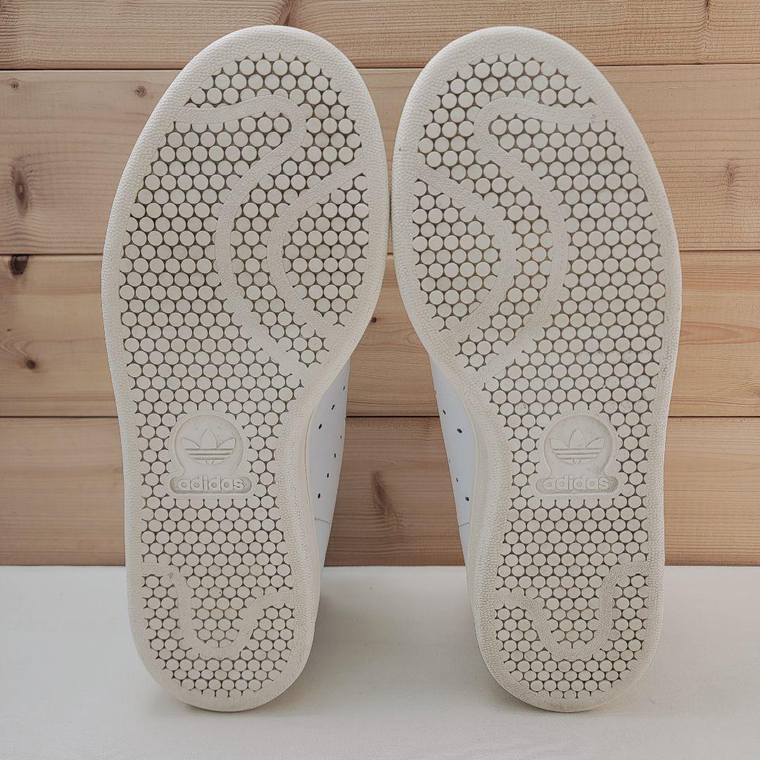 アディダス スタンスミス ホワイト/ネイビー 本革 24cm