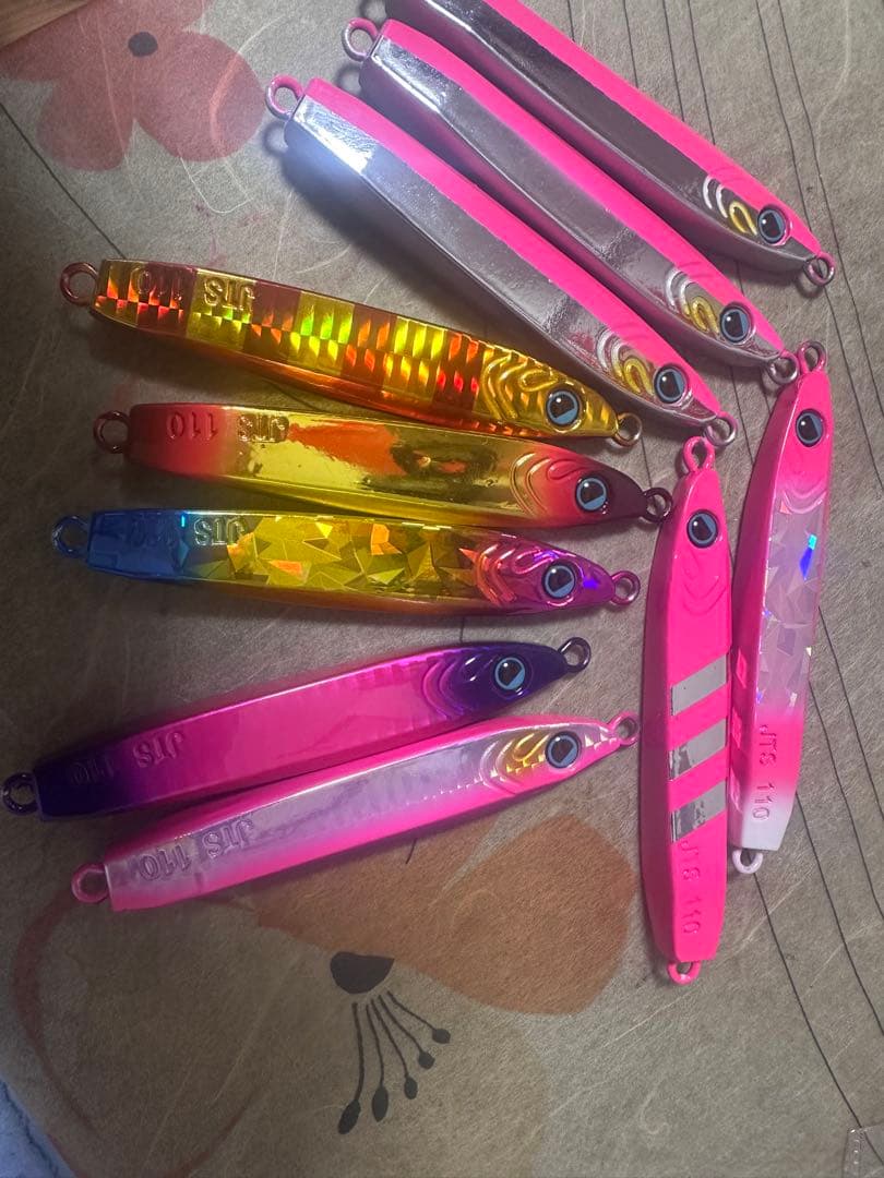 メタルジグ 10個セット カラフル