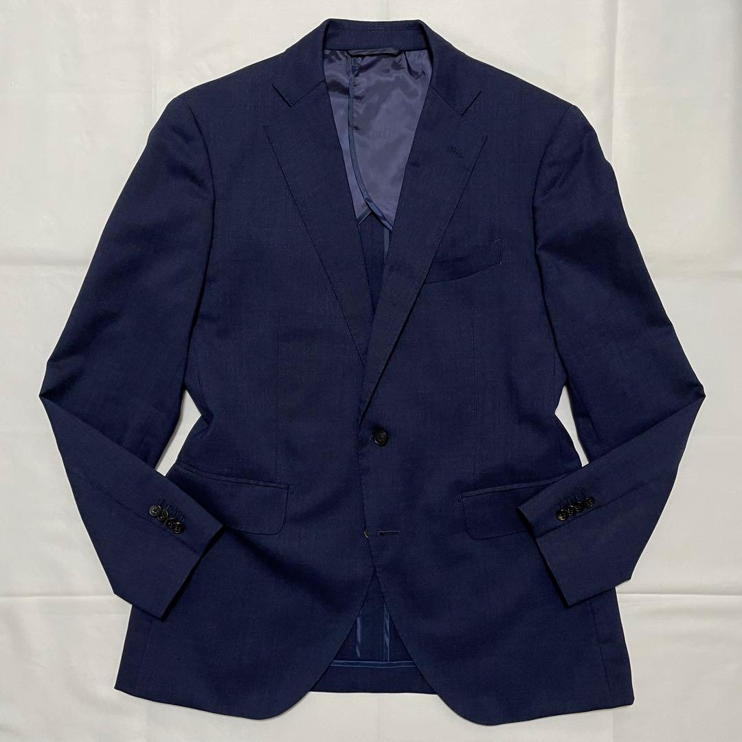 人気✨️ユニバーサルランゲージ CANONICO スーツ 紺 ネイビー 48サイズ