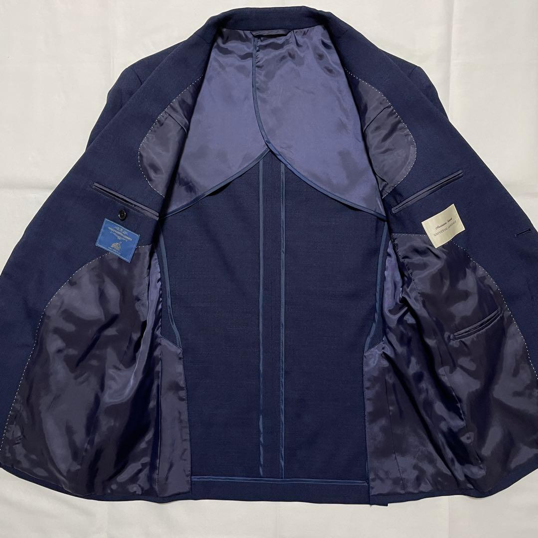 人気✨️ユニバーサルランゲージ CANONICO スーツ 紺 ネイビー 48サイズ