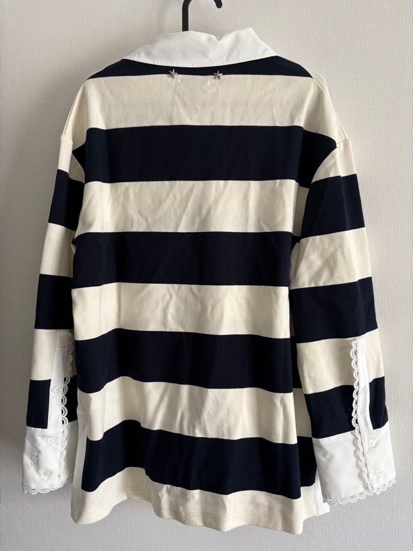 新品Bibiy. FRANCINE RUGBY TOP ビビィ