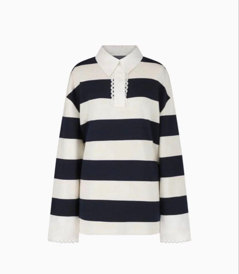 新品Bibiy. FRANCINE RUGBY TOP ビビィ