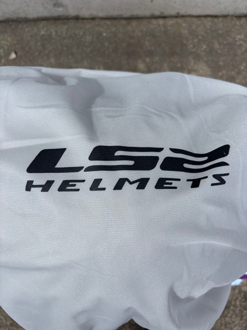 x*y様 LS2 STREAM II フルフェイスヘルメット ホワイトサイズL
