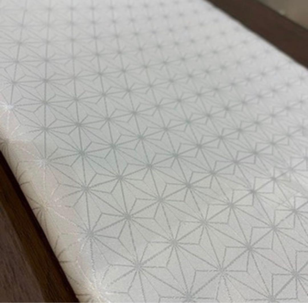 【替袖付き】衿秀 き楽っく長襦袢 袷用　Lサイズ/替袖【麻の葉小】/衿芯セット