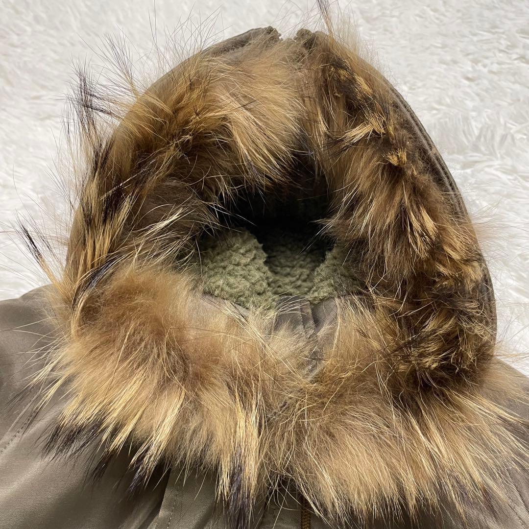 y2k 00s archive N-2B リアルファー　ボンバージャケット　光沢