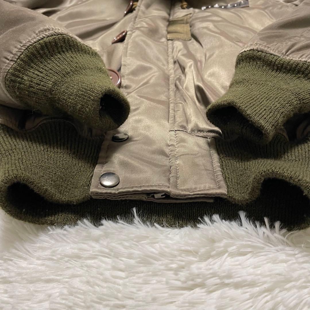 y2k 00s archive N-2B リアルファー　ボンバージャケット　光沢