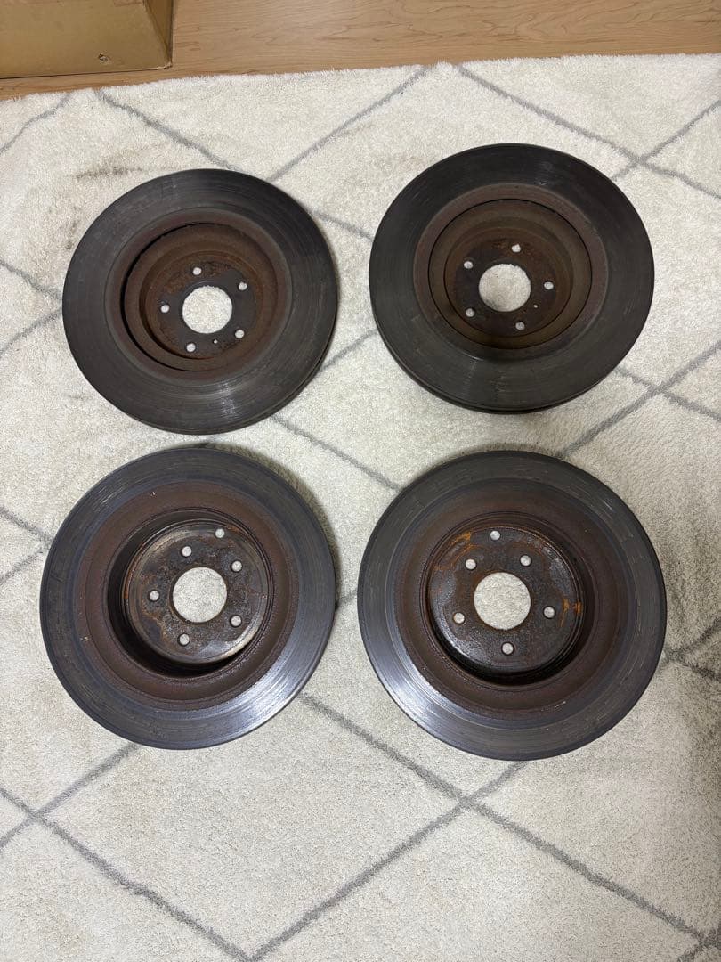V36 スカイラインクーペ　355mmブレーキローター 前後 セット