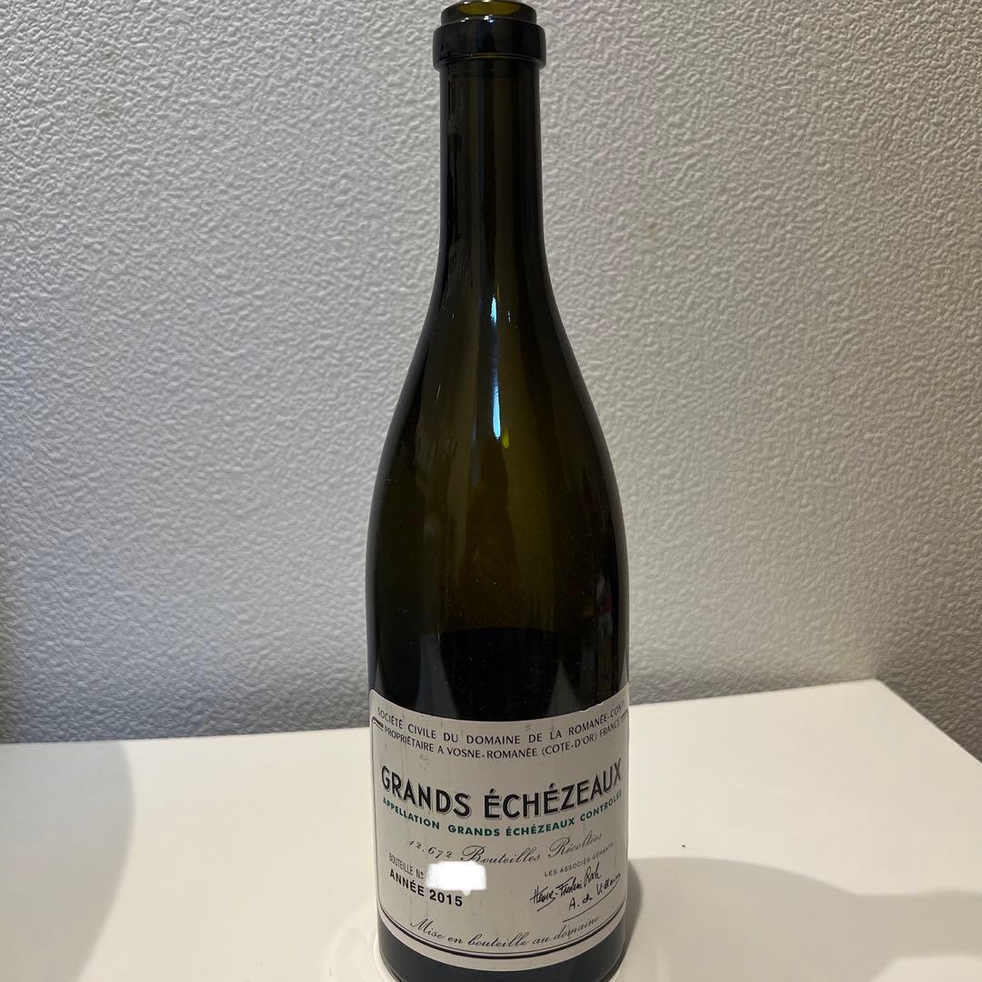 空き瓶　GRANDS ÉCHÉZAUX 2015 750ml