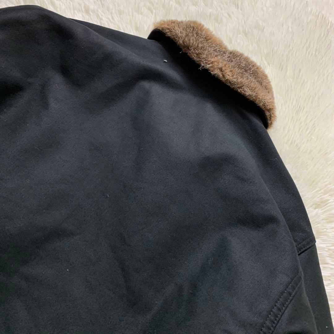 美品■ヒューストン デッキジャケット ブラック 42