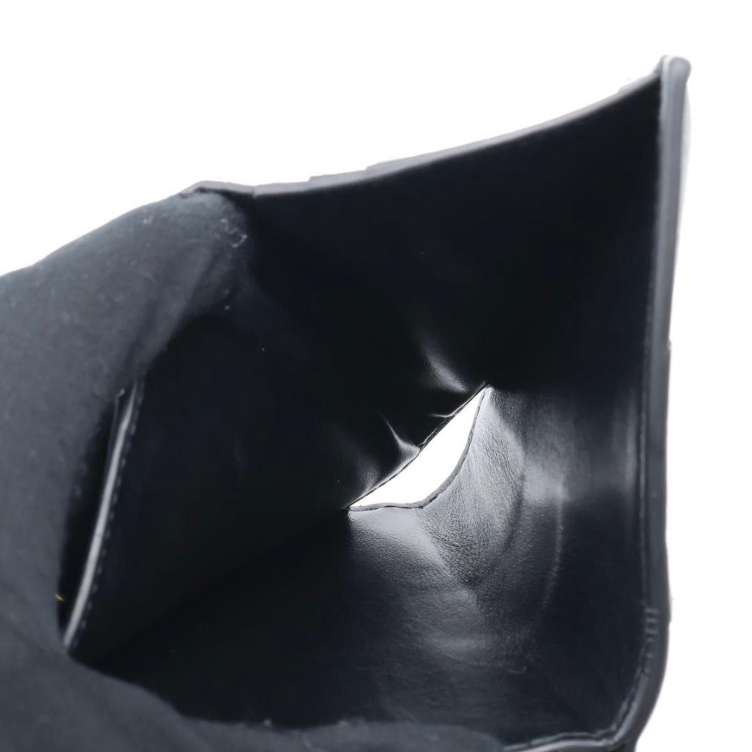 【極美品】BOTTEGAVENETA 折り財布　黒　コンパクトジップウォレット