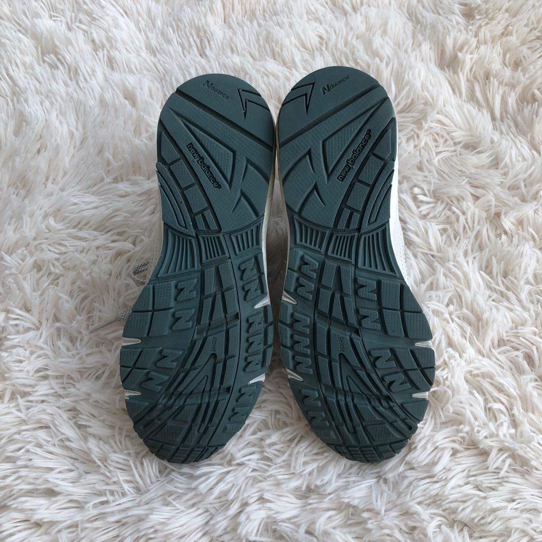 イングランド製NEW BALANCEニューバランス991スニーカーホワイトグレー