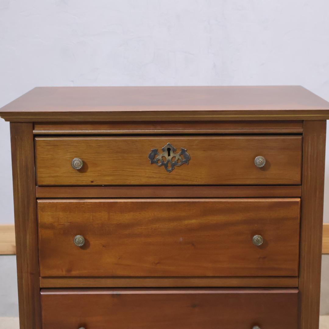 アンティーク調 3段チェスト ウイン4113 クラシック 西洋家具風 タンス