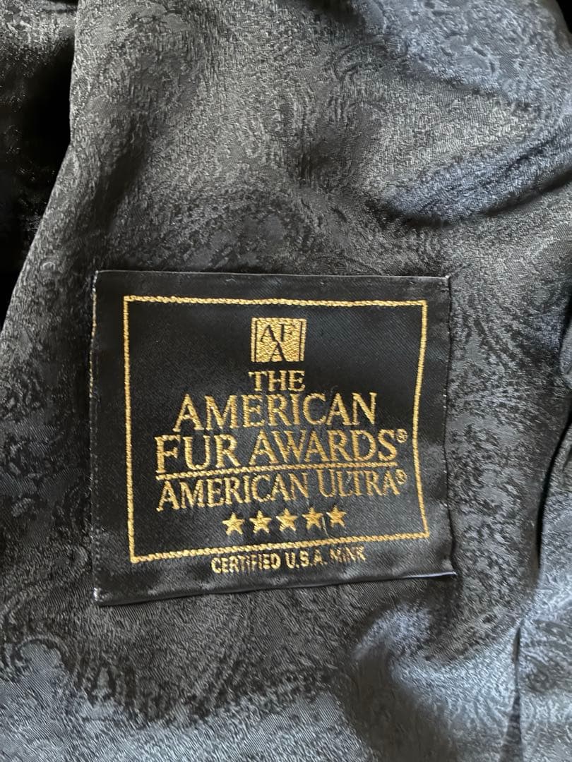 f*e様 ブラック　ミンク　毛皮コートロング