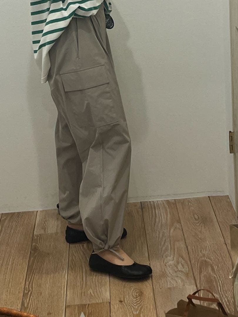 パンツ ATON KYOTO TSURIZOME COTTON CARGO PANTS