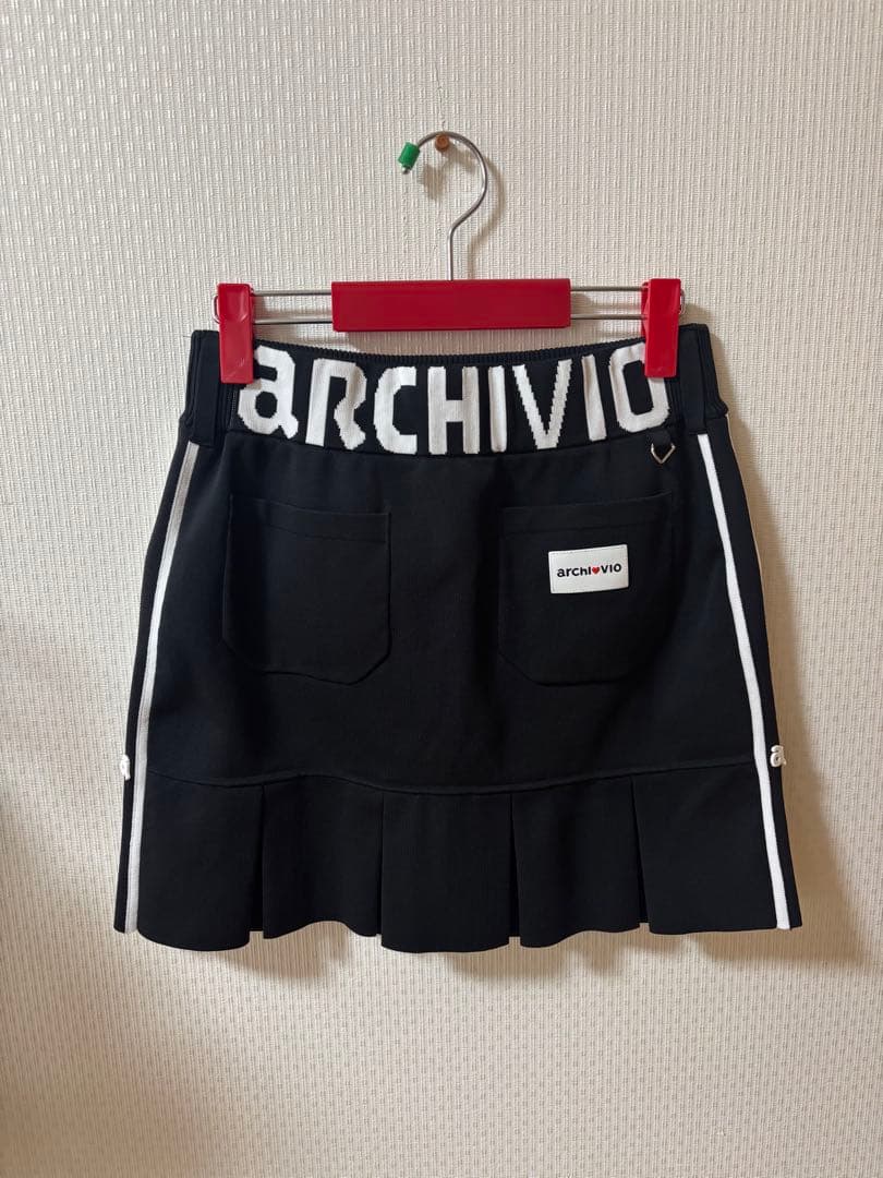 ARCHIVIO ブラック プリーツスカート サイズ38