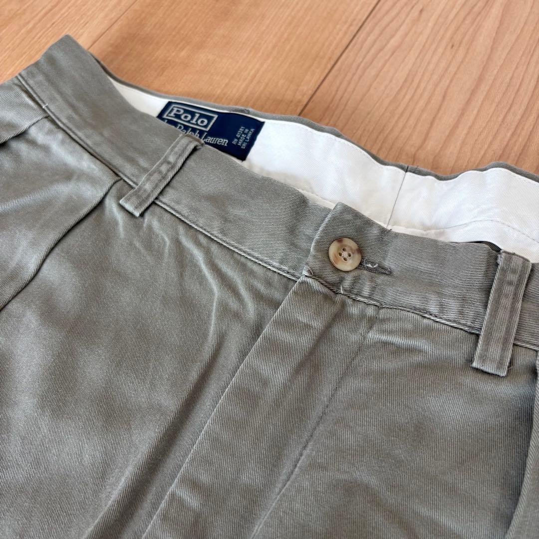 90s ラルフローレン ANDREW PANT ポロチノ　w34 l29