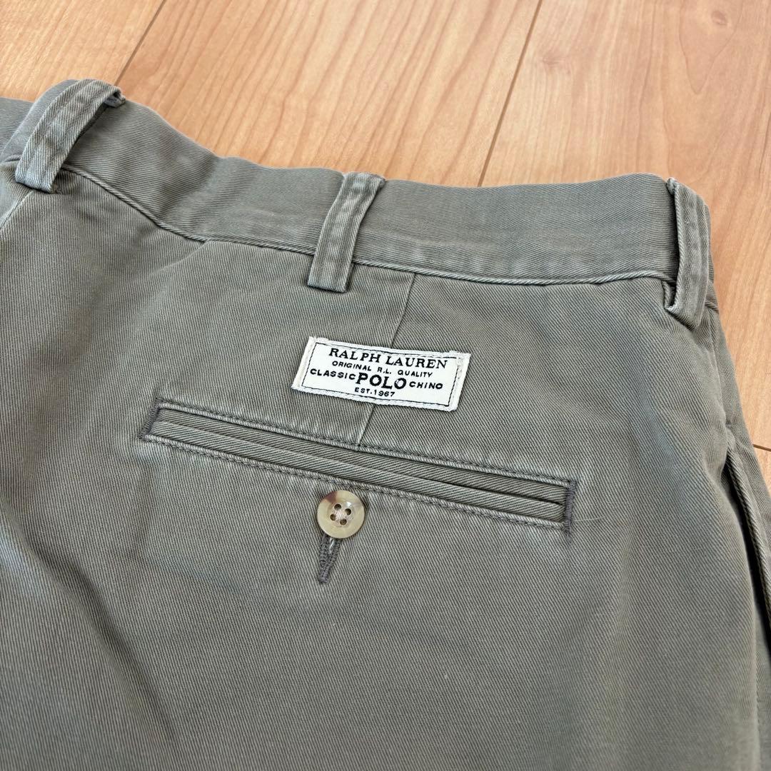 90s ラルフローレン ANDREW PANT ポロチノ　w34 l29