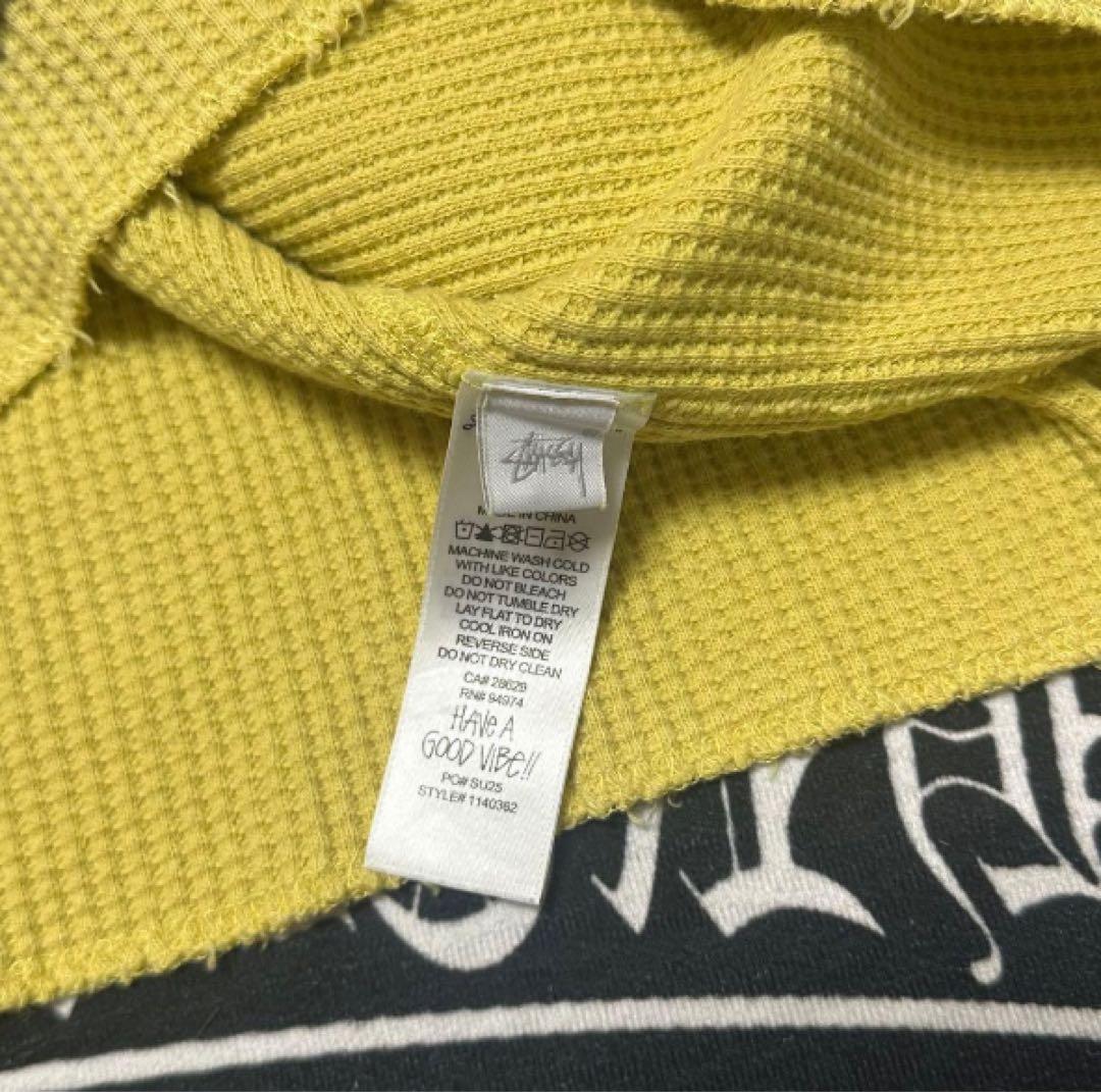 Stussy Thermal 2 Tone Raglan Shirt 長袖 L