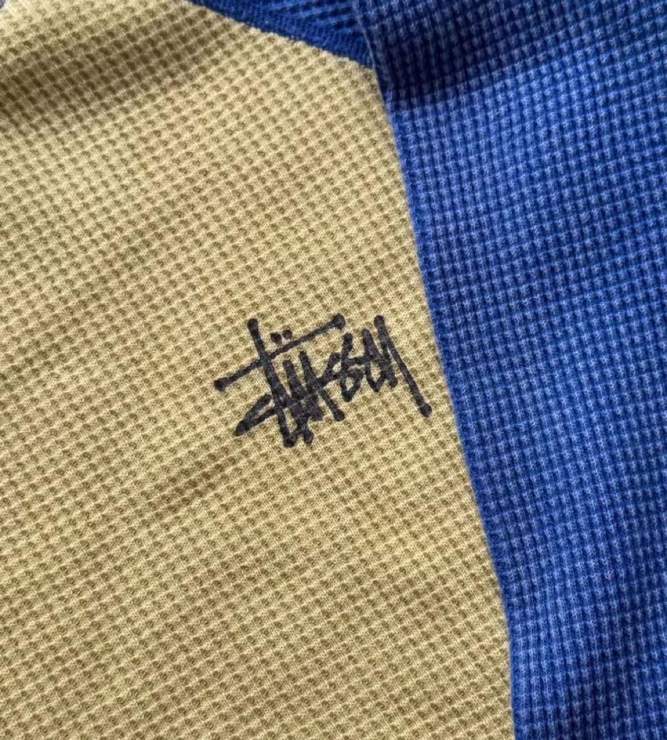 Stussy Thermal 2 Tone Raglan Shirt 長袖 L