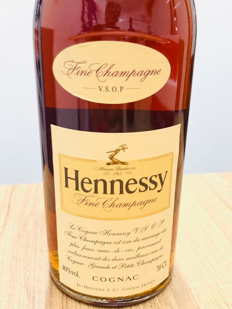 ヘネシー Hennessy ファインシャンパーニュ V.S.O.P クリアボトル