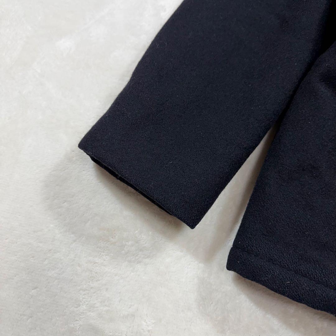 Schott シングル ピーコート キルティング メルトンウール USA 40