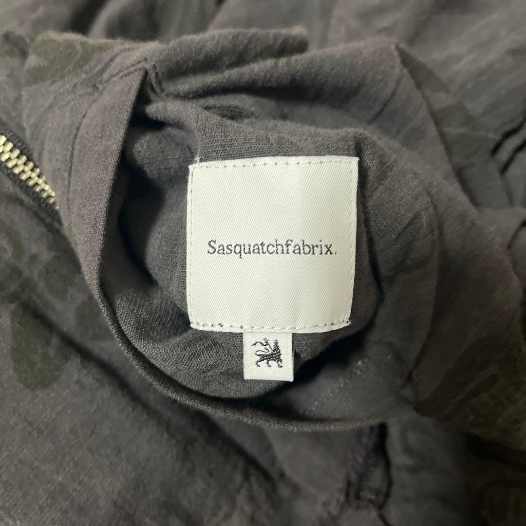 Sasquatchfabrix.魔除け レース リバーシブル ジャケット 黒XL