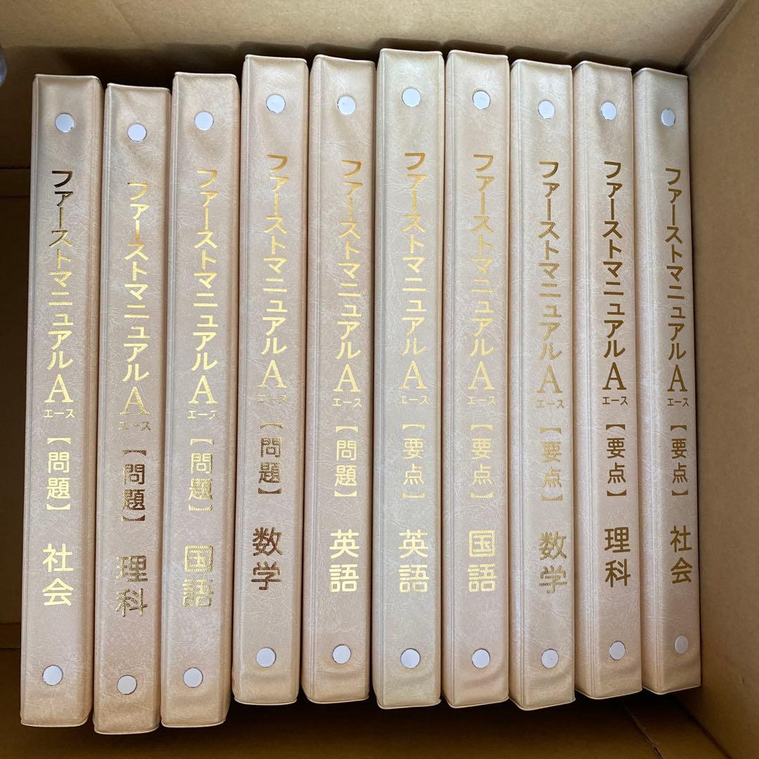 ファーストマニュアルa 要点・問題セット　高校受験対策　パソコン付
