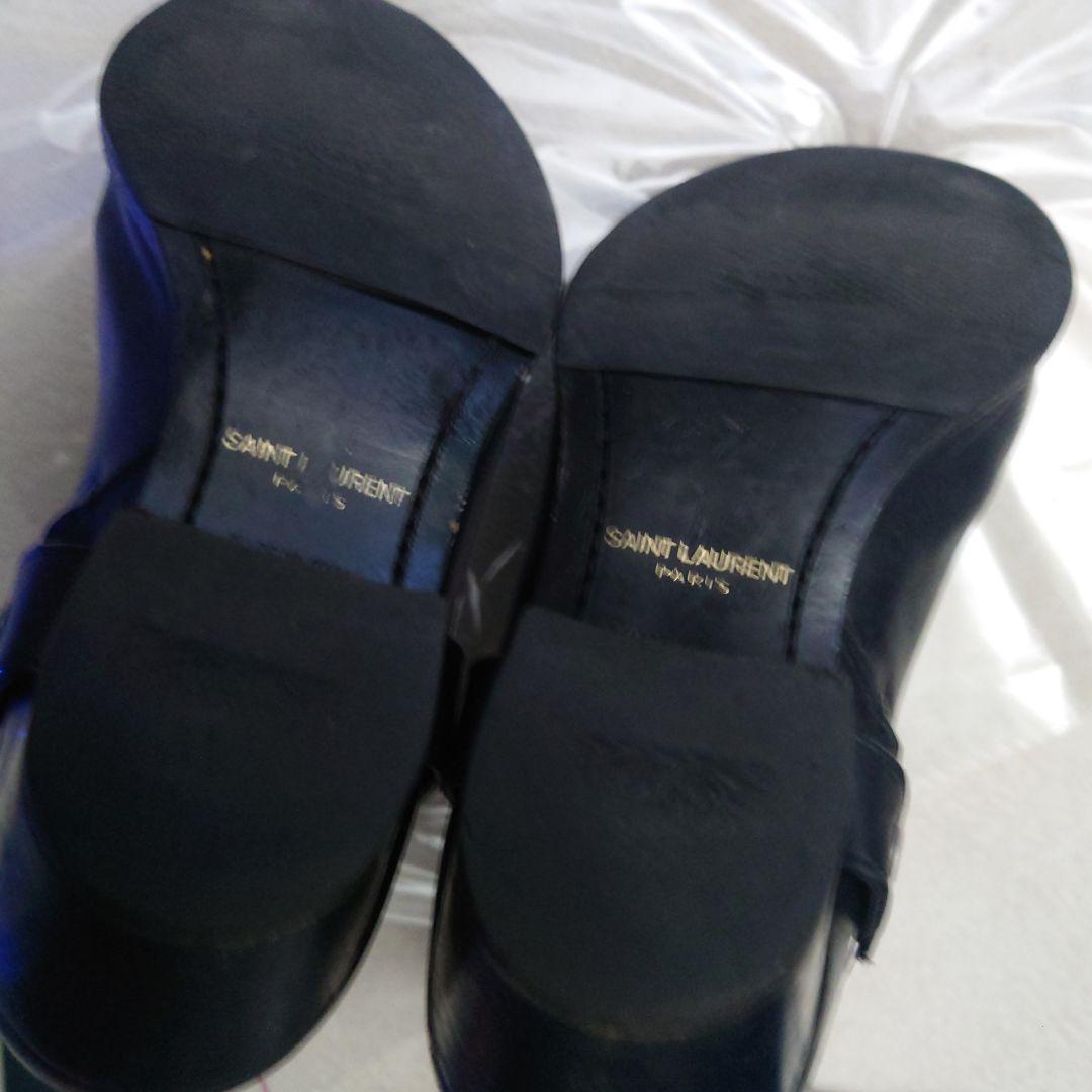 サンローラン本革クラッシックワイアットハーネスブーツ39