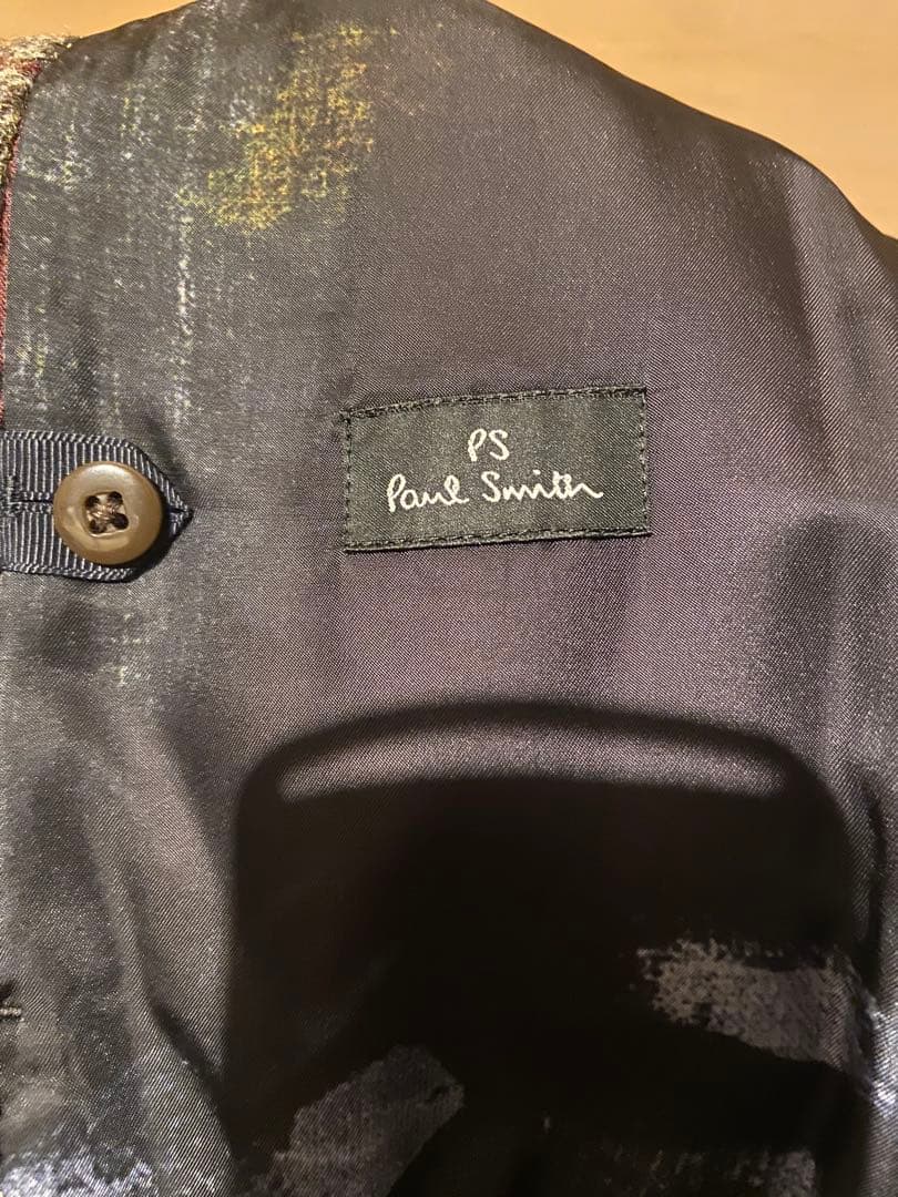 ポールスミス　チェック柄 ダブルブレスト チェスターコート