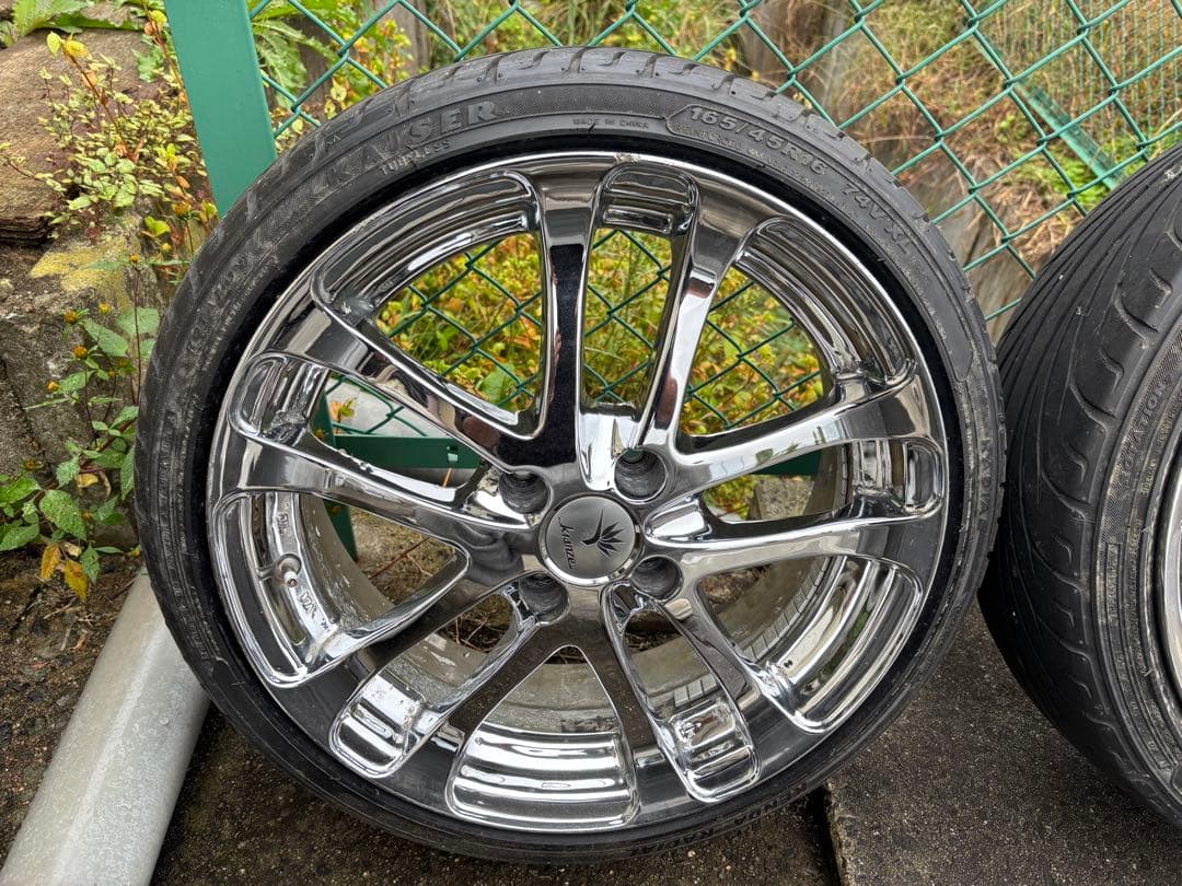 16インチクレンツェ クロームホイール 4本セット