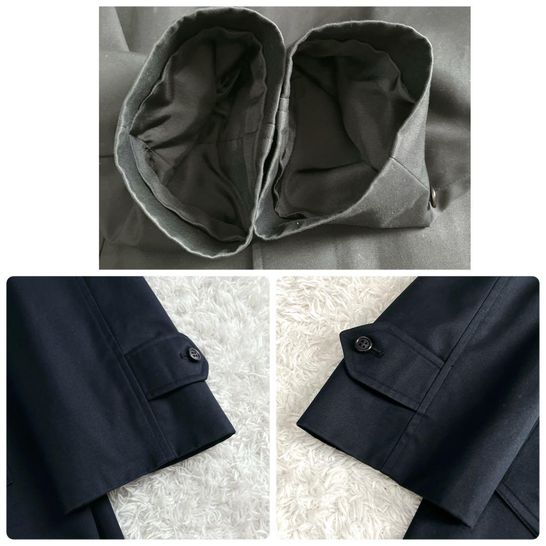 希少色✨バーバリーズ ステンカラーコート ライナー ノバチェック 濃紺 M