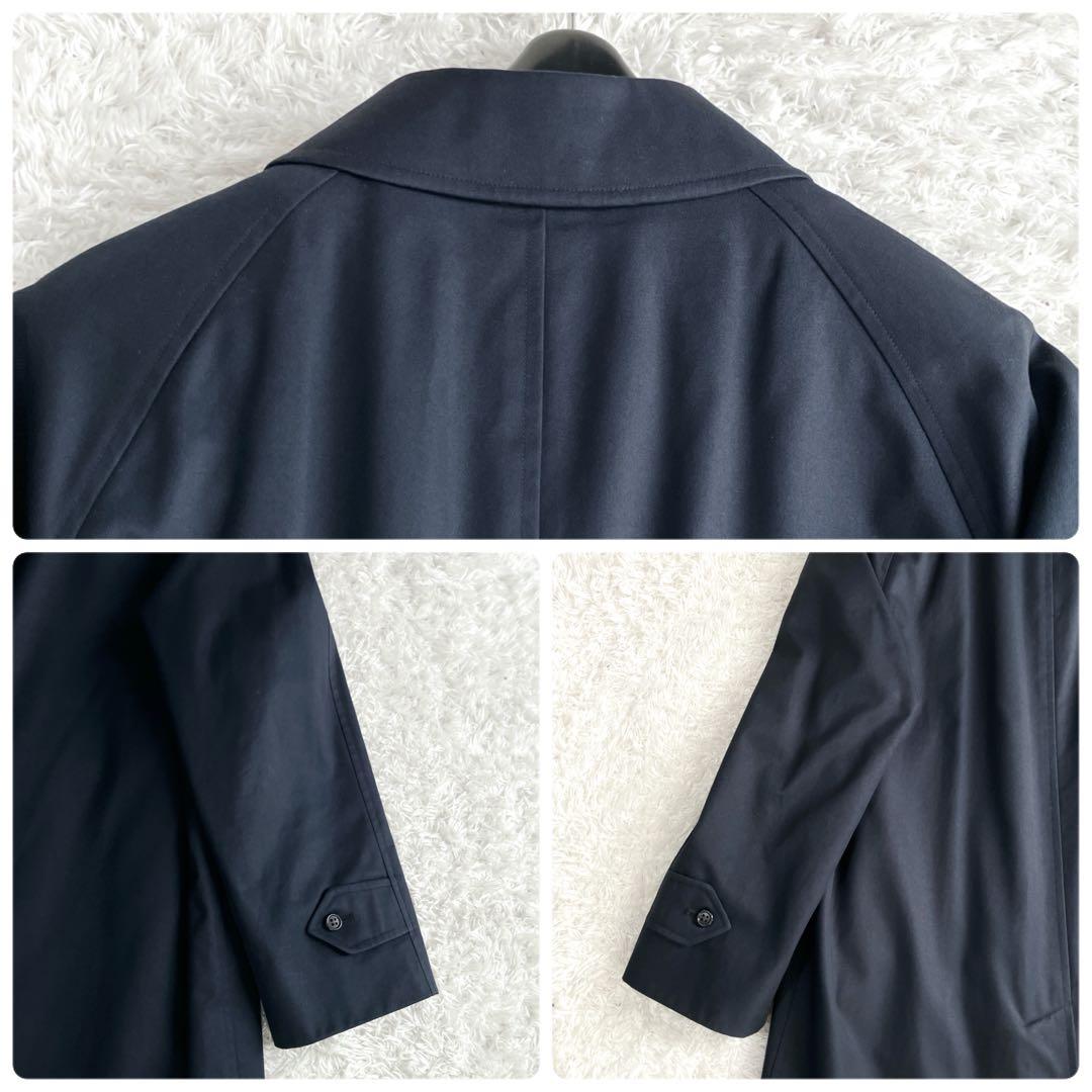 希少色✨バーバリーズ ステンカラーコート ライナー ノバチェック 濃紺 M