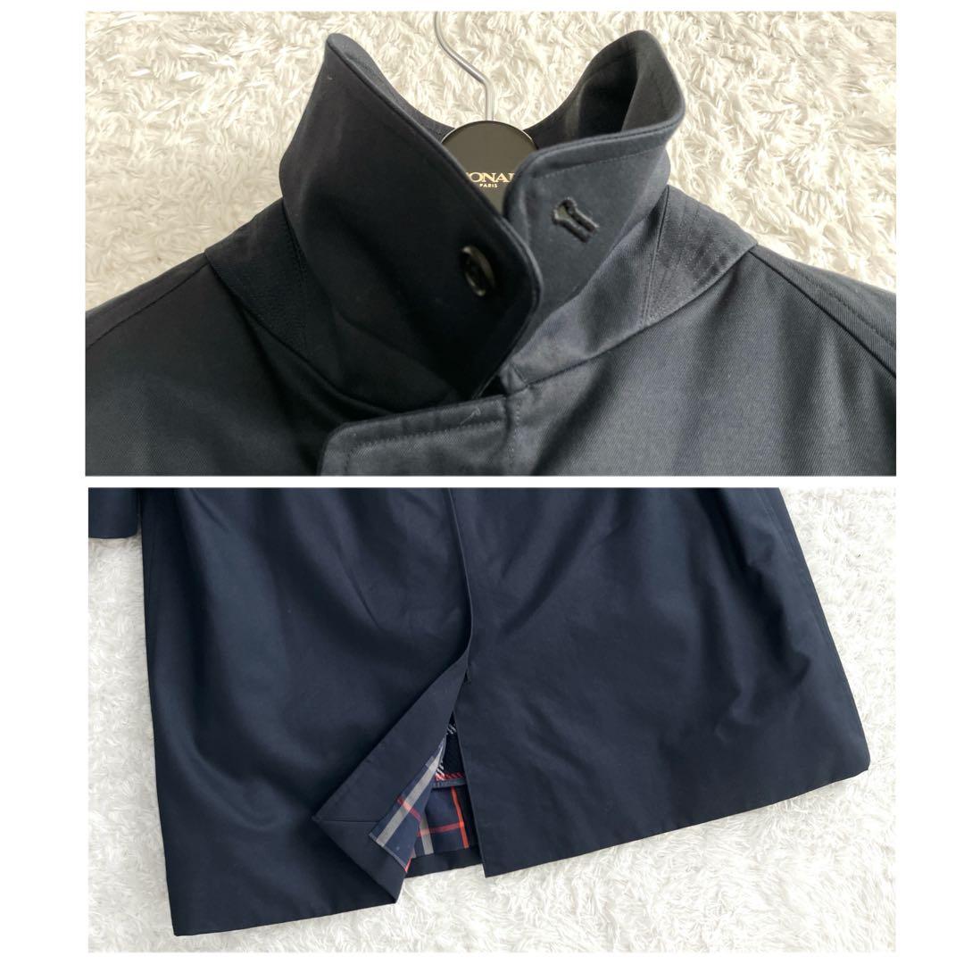 希少色✨バーバリーズ ステンカラーコート ライナー ノバチェック 濃紺 M