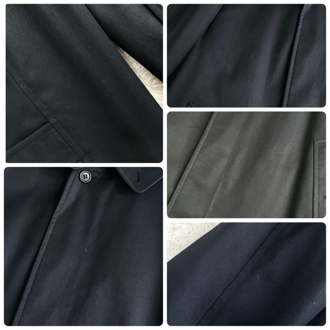 希少色✨バーバリーズ ステンカラーコート ライナー ノバチェック 濃紺 M