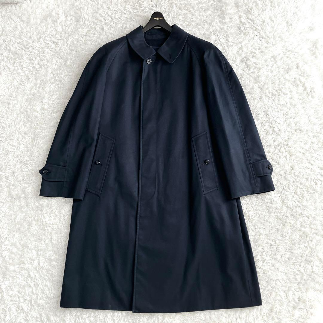 希少色✨バーバリーズ ステンカラーコート ライナー ノバチェック 濃紺 M