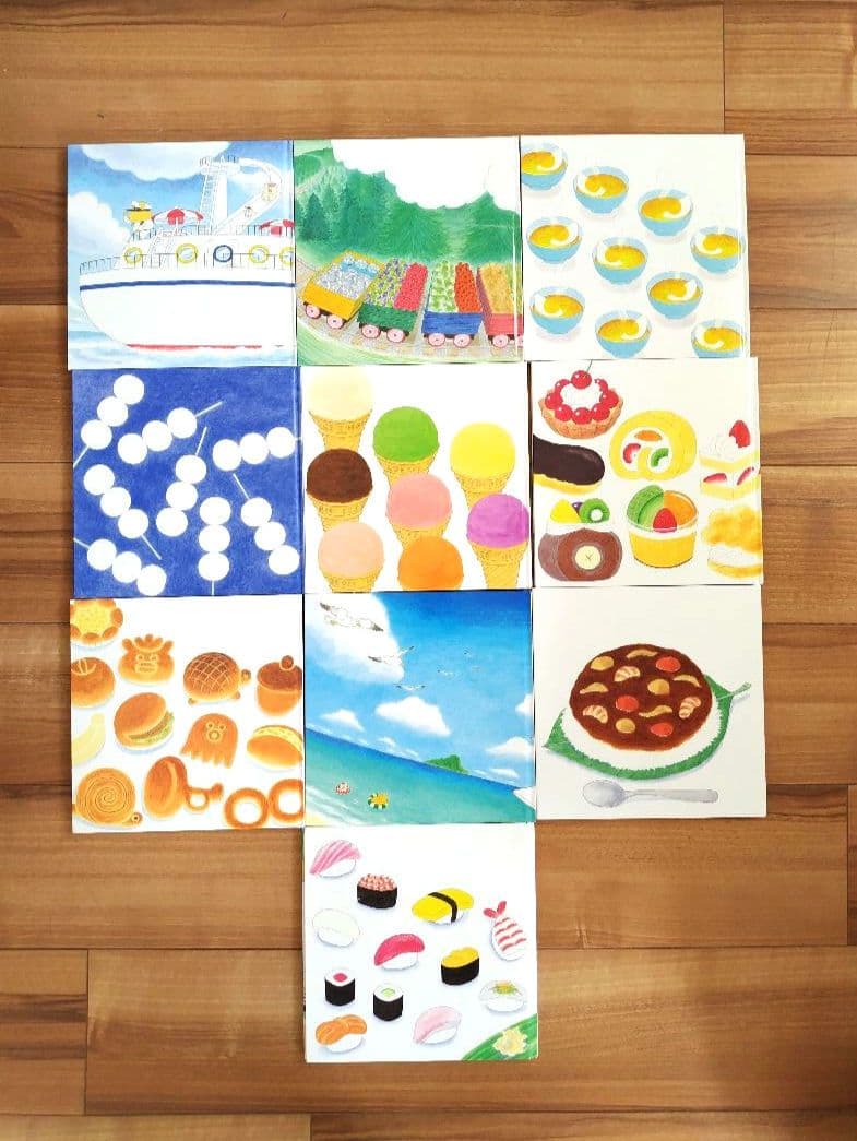 ノラネコぐんだん　アイス　きしゃ　パン　おすし　10冊　セット