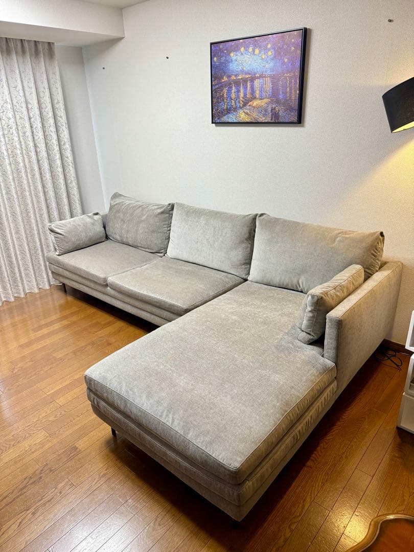 【美品】フランフラン ソファ＆カウチセット（送料込み） 定価 290,000 円