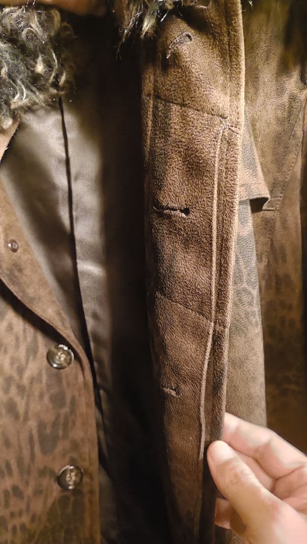 TORNADO MART トルネードマート レオパード柄 トレンチコート ファー