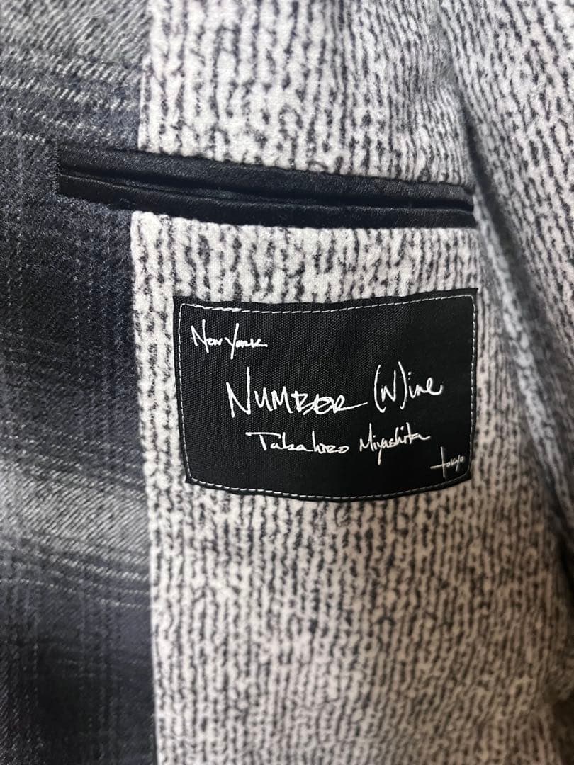 numbernine 07aw パッチワークチェスターコート