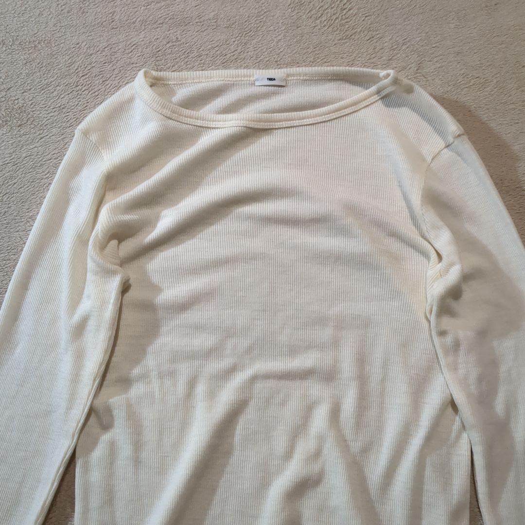 TICCA ウール シルク クルーネック プルオーバー