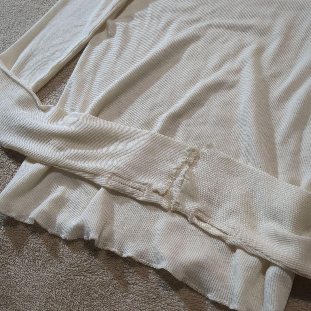 TICCA ウール シルク クルーネック プルオーバー