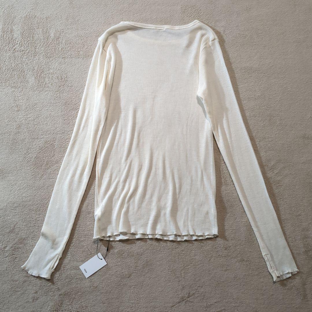 TICCA ウール シルク クルーネック プルオーバー